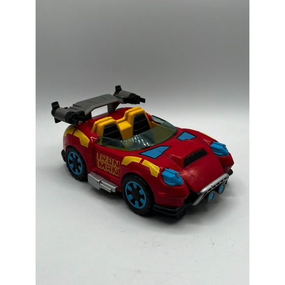 Marvel Iron Man's HOVER CAR Vehicle Super Hero Squad Loose Incomplete - Picture 7 of 14
